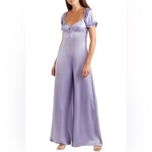 Staud Naomi Satin Twill Jumpsuit
